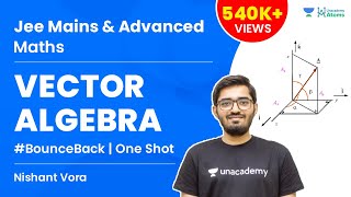 Vector Algebra  One Shot  BounceBack Series  JEE Maths  Unacademy Atoms  Nishant Vora [upl. by Kevyn]