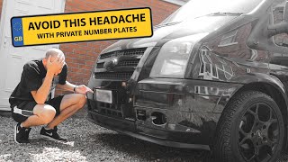 Adding or Removing A Private Registration Plate To Your Vehicle WATCH THIS FIRST [upl. by Sedinoel]