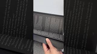 Print Sprayed Edges Book with Black Base White Text hemeiprinting bookprinting booklover [upl. by Bushore]