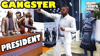 Franklin Help Trevor To Become President And Fight Duggan In GTA 5  SHINCHAN and CHOP [upl. by Adil912]