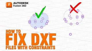 How to Fix DXF Files with Constraints [upl. by Ewens]