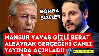 Mansur Yavaş kimsenin bilmediği Berat Albayrak gerçeğini canlı yayında açıkladı [upl. by Iohk]