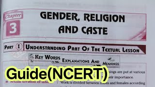 10th class social studies politicals 3rd lesson gender religion and caste questionamp answer guide [upl. by Sacci]