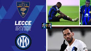 VERSO LECCEINTER  ESITO INFORTUNIO DI THURAM  INTERVISTA A CALHANOGLU [upl. by Sarat]