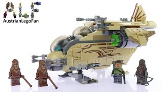 Lego Star Wars 75084 Wookiee™ Gunship  Lego Speed Build Review [upl. by Garate926]