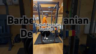 Barbell Romanian Deadlifts 🇷🇴 LegsWorkout BuildMuscle OnlineCoach PersonalTrainer Men [upl. by Baiss]