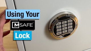 How To Use An MSAFE Lock [upl. by Nahtnaoj851]