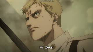 Zeke Screams  Eldians Turn into Titans Colt dies  Full Scene HD  Attack on Titan S4 Episode 19 [upl. by Adiehsar]