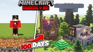 Minecraft 100 Days But  Its a SuperFlat World [upl. by Hackathorn]