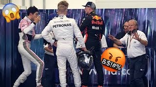 Max Verstappen FIGHTS Esteban Ocon after F1 Brazilian GP 2018 [upl. by Ahsirkal266]