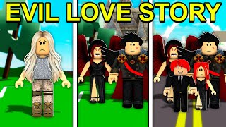 EVIL LOVE STORY The MOVIE Roblox Brookhaven [upl. by Meggi]