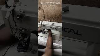 Double pressure sewing machine  Stitching for Leather Rexin seat cover etc  Ph  8282823606 [upl. by Aliuqaj]