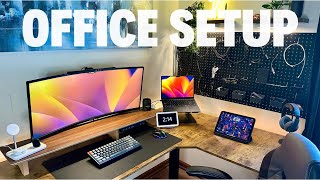 Here is how I optimize my WFH Setup  Home Office Tour 2024 [upl. by Crandall]