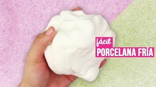 Como hacer Porcelana Fría casera RECETA FÁCIL  Cold porcelain recipe ✂️ Craftingeek [upl. by Abramo870]