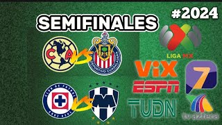 FECHAS  HORARIOS y CANALES PARA LAS SEMIFINALES LIGA MX CLAUSURA 2024 🇲🇽🔥 [upl. by Artema]