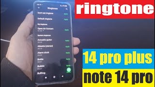 How to set a ringtone in Redmi Note 14 PRO  How to set a ringtone in Redmi note 14 pro plus [upl. by Ahsiniuq478]