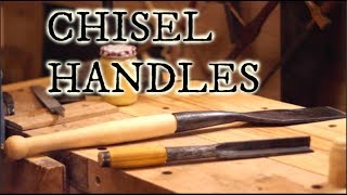 TREADLE LATHE CHISEL HANDLES [upl. by Butcher]