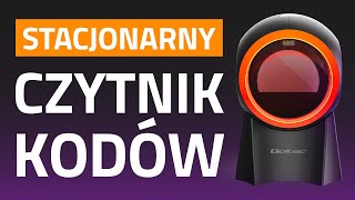 Qoltec Stacjonarny czytnik kodów kreskowych 1D  2D  Model 50857  Wired Desktop Barcode Scanner [upl. by Onavlis]