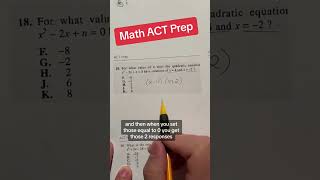 ACT Math practice question of the day 37 [upl. by Angelita]