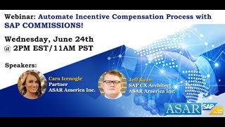 SAP Commissions Demo from ASAR America [upl. by Harvard]