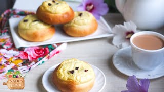 Vatrushka Recipe  Russian Cheese topped buns [upl. by Aivizt]