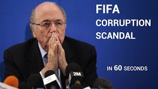 Fifa corruption scandal explained in 60 seconds [upl. by Tnomyar]