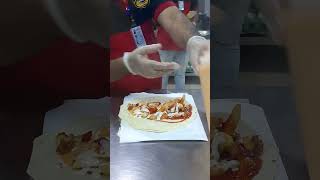 Arabic Falafel Sandwich Wrap for 500 Sar  also Falafel Recipe Process satisfying shorts [upl. by Heintz247]