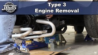 JBugs  VW Type 3  Engine Removal [upl. by Atiran964]