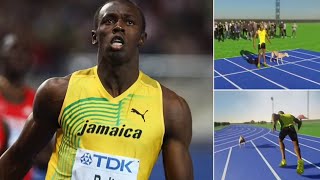 quotUsain Bolt vs Fastest Dog Who Wins 100m Racequot [upl. by Braynard]