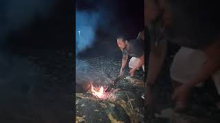 Night Spearfishing Catch and Cook [upl. by Yeslrahc331]