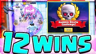 Best Sudden Death Deck • EASY 12 WINS • Clash Royale [upl. by Wager112]