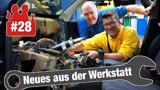 DHL crasht in Holgers Werkstatt amp VWGolfWärmetauscherWahnsinn  Neues aus der Werkstatt 28 [upl. by Eyahsal]