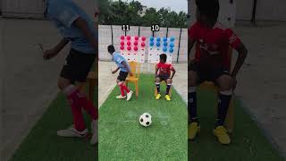 Who will win football skill on chair [upl. by Anyal]