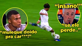 🔥ELE É INACREDITÁVEL MBAPPÉ NÃO ACREDITA EM GOLAÇO DE ENDRICK ANCELOTTI ELOGIA OUSADIA e mais [upl. by Tanny15]