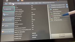 How To bypass TIS to reset IMMO for 2024 Toyota Grand Highlander via the ADC 2021 cable amp Smart Pro [upl. by Okwu]