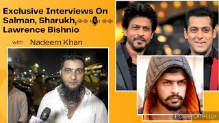 Nadeem Khan Ka Interview  Lawrence Bushnoi SharukhSalman Baba Siddique  Exclusive Interview [upl. by Franciscka]