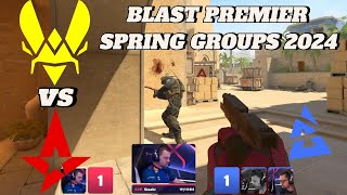 ASTRALIS VS VITALITY  HIGHLIGHTS  BLAST PREMIIER SPRING GROUPS 2024  CS2 [upl. by Prem150]