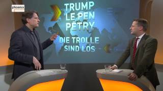 Augstein und Blome vom 11122015 quotTrump Le Pen Petry  Die Trolle sind losquot [upl. by Irtak482]