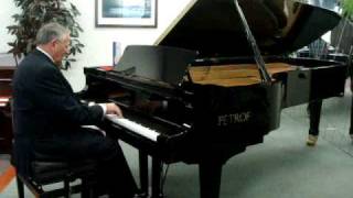 Mr Jan Petrof playing grand piano PETROF 284 MISTRAL [upl. by Iruy265]