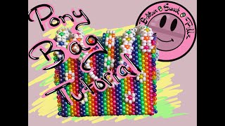 5Panel Pony Bead Candy Handbag Tutorial [upl. by Caterina]