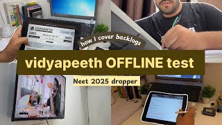 How I cover my BACKLOGS 😫  neet study vlog  vidyapeeth dropper student [upl. by Hannus]