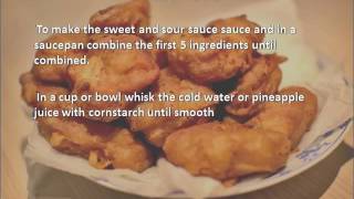 Chinese Chicken Balls With Sweet and Sour Sauce recipe [upl. by Nerin]