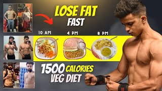 1500 Calories VEGETARIAN FAT LOSS Diet  Full Day Of Eating [upl. by Nadler]