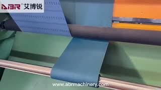 China Manufacturer ABR Coated Abrasive ClothPaper Nonwoven Abrasive Jumbo Roll Slitting Machine [upl. by Doig]