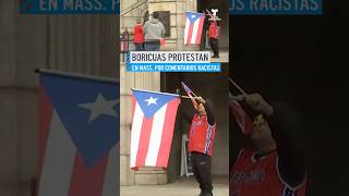 Boricuas en Massachusetts manifiestan contra chistes racistas en evento de campaña de Donald Trump [upl. by Libbie887]