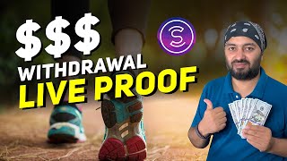 LIVE PROOF 🤑How to Withdraw 🤩 Dollars from Sweat Coin APP [upl. by Eeruhs]