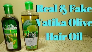 Real amp Fake Vatika Olive Hair Oil Damage Hair Extreme Review Price 2019 [upl. by Haym]