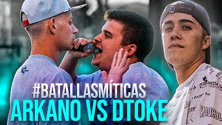 GAZIR REACCIONA A ARKANO VS DTOKE batallasépicas 🔥 [upl. by Onaicram]