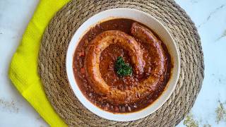 BOEREWORS RECIPE  Wors Stew  South African Food [upl. by Dempster987]