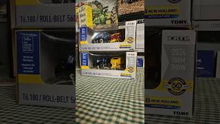 2024 farm show New Holland T6180 and Roll belt 560 tractorpower shorts farmtoys newholland [upl. by Olmsted]